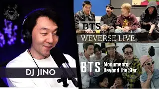 DJ REACTION to KPOP - BTS WEVERSE LIVE w/ RM, JIMIN, V & JUNGKOOK PART 2 + BTS MONUMENTS: TRAILERS