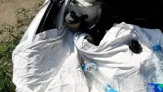 Солярис, замена жидкости ГУР. самый простой способ.