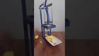 El Yapımı Patates Dilimleyici