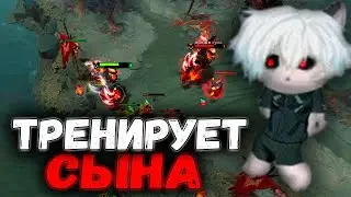 ZXCURSED тренирует СЫНА 1 на 1 на сфах