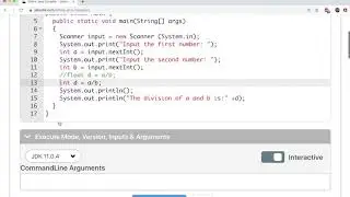 Java Program: Divide two integers