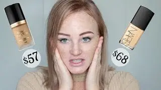 BATTLE OF MY HOLY GRAIL LUMINOUS HIGH END FOUNDATIONS: Born This Way VS Sheer Glow ♡ Makeupmejordyn