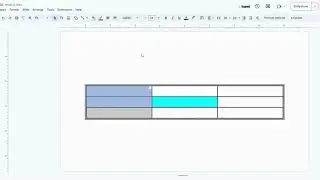 Table Formatting in Google Slides