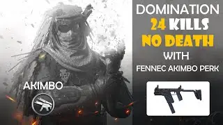 Call of Duty Mobile~Domination ((NO DEATH)) 24 kills with Fennec Akimbo Perk