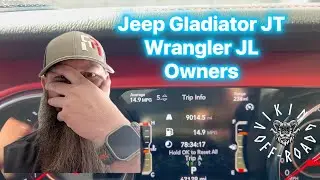 HELP! Jeep dash will not stay reset. Jeep Gladiator JT/Wrangler JL