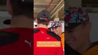 Someone hire Charles a stylist 😭🤣 | #f1 #shorts #maxverstappen #charlesleclerc #landonorris #miamigp