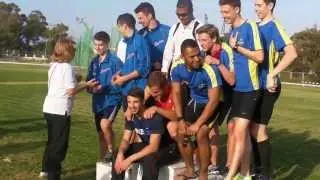 Premiazione 4x100