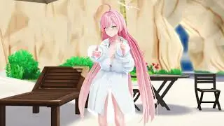Blue Archive : Urawa Hanako ~ 삐끼삐끼 [MMD]