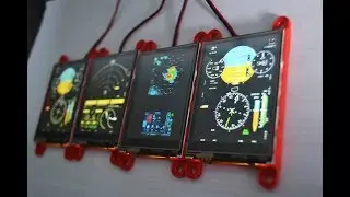 Bell429 cockpit displays for alterbaum & vario helicopters