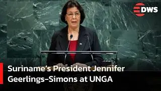 FULL SPEECH: Suriname’s President Jennifer Geerlings-Simons at UNGA 80 | Address to UN | AC15