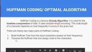 Huffman Coding