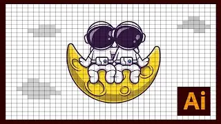 Como hacer Cuadriculas o Reticulas en illustrator 🔥 herramienta fila y columnas ✅