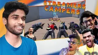 Streamers vs 9999 IQ Camper || Streamers Killed By Camper || #bgmi #reaction