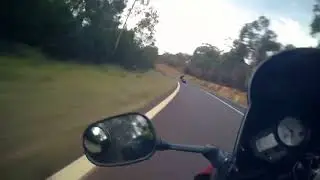 R1 chasing me on 1100 GS