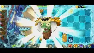 Game Play Plants Vs Zombies2 Frostbite Caves Day 22