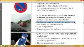 Spanish driving theory test in urdu no: 17