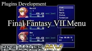Final Fantasy VII Menu - RPG MAKER MV