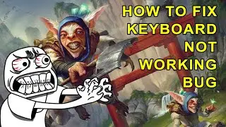 How to Fix Keyboard not Working BUG in Random Farm TD || DOTA 2