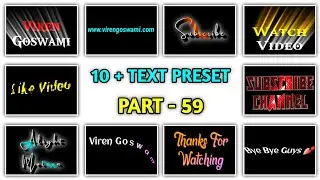 Alight Motion Text Animation Presets | Text Preset | Alight Motion Text Effect | Preset
