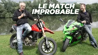 Match Ducati Hypermotard 698 vs Kawasaki zx 4 RR