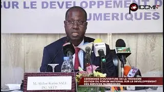 Discours du DG de l'ARTP à la Cérémonie d'Ouverture de la 3éme Edition du Forum