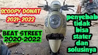 Penyebab Scoopy donat, Genio, dan Beat Street tidak bisa starter
