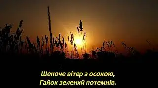 A wonderful Ukrainian song  