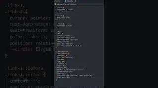🛞 CSS circles link 🧷 :hover эффект ☄️ 