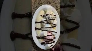 Banana Split #dessert #bananasplit #shortsvideo #youtubeshorts #shorts #shortsfeed #asmr #delicious
