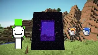 HOW TO MAKE NETHER PORTAL FAST LIKE DREAM (TUTORIAL)