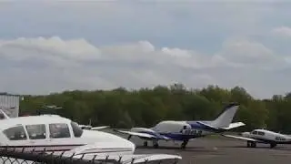 Forney F-1 Aircoupe Takeoff at Trenton-Robbinsville Airport (N87)