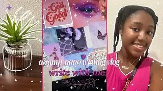 making writing a habit 💗✨💗 // a camp nanowrimo writing vlog
