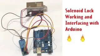 Solenoid Lock Working and Interfacing With Arduino | Arduino project