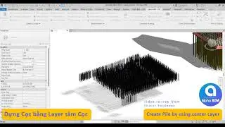 ALPHA BIM - Auto modeling Pile Foundation from AutoCAD drawing - Revit Tools 