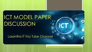 ICT Model Paper for Computer Application