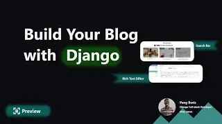 Preview of Django 3 Blog with Rich Text Editor ( Beginners Friendly Project) | Responsive