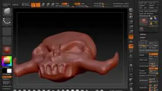 Modeling a miniskull in zBrush (Spawn chain buckle)