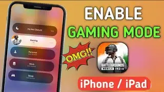 IPad Or IPhone Gaming Performance Mode Enable Kaise Kare | Ios Gaming Mode Enabled Pubg Or Bgmi