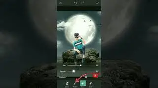 Devil Night Moon Hd Background Photo Editing Tutorial In Picsart #shorts