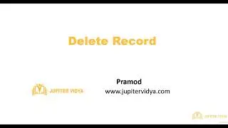 16.11 Delete Record | Database SQLite | Learn Python Programming Step by Step Tutorial