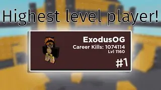 Finding the highest level arsenal player! (ExodusOG)