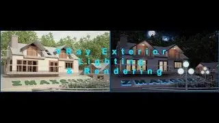 vray exterior lighting tutorial 3ds max  | Rendering | Night lighting tutorial in vray using 3ds max