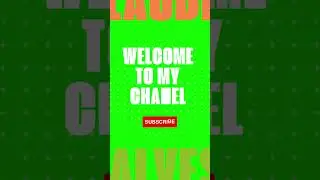 Green screen welcome,intro video animation 