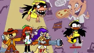 Peppina vs All Bosses | Pizza Tower (Peppina Ramen over Peppino Spaghetti)