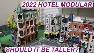 LegoCity Update. New hotel with an additional floor! Bike lanes coming!