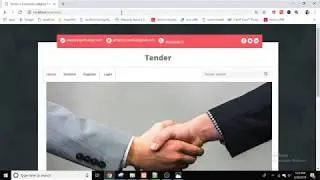 Online Tender Management Project In PHP