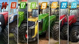 Fs14 vs Fs16 vs Fs17 vs Fs18 vs Fs19 vs Fs20 vs Fs23 | Timelapse #gameplay #timelapse