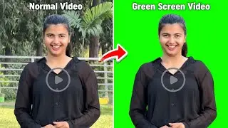 Convert Normal Video to Green Screen Video In Edits App | Green Screen Video Editing Tutorial |