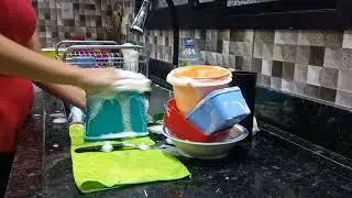 lavando a louça 😊