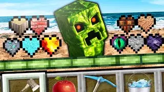 Minecraft PERO los CORAZONES = REALISMO 🤯